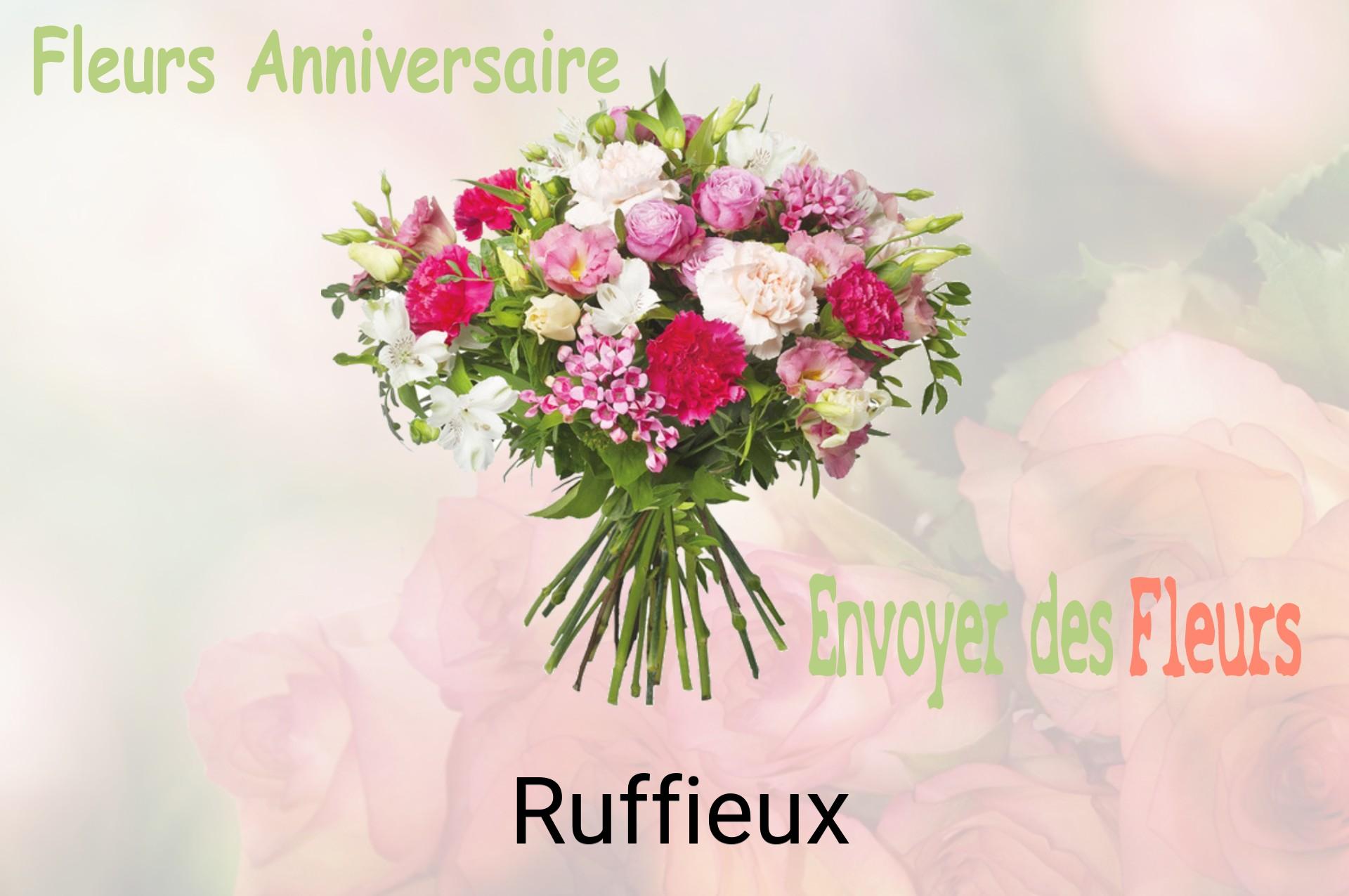 Bouquet de fleurs d’anniversaire livré à Ruffieux