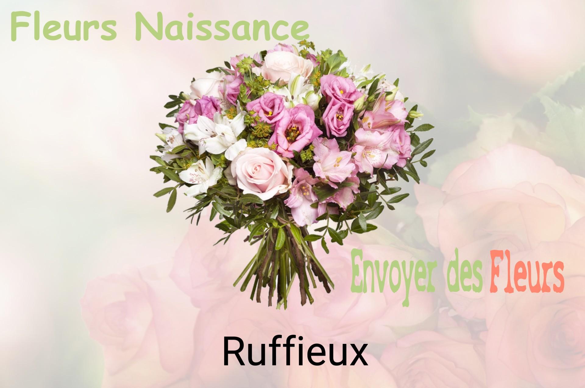 Bouquet de fleurs de naissance livré à Ruffieux